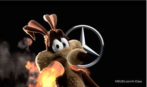 Mercedes Spot Features Familiar Characters