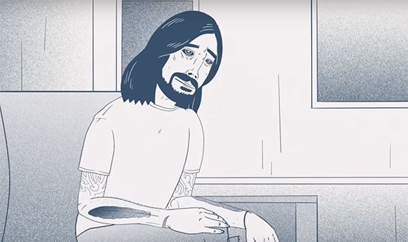 Dave Grohl Gets Animated Over New Album