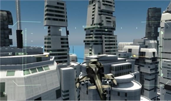 Fly Like Airwolf through 3D Game Cities 
