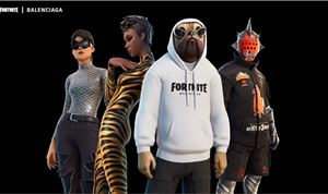 Balenciaga Blurs Real with Unreal in Fortnite