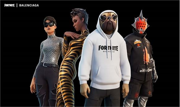 Balenciaga Blurs Real with Unreal in Fortnite
