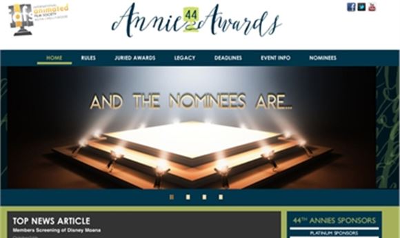 Nominees Announced For 44th Annual Annie Awards