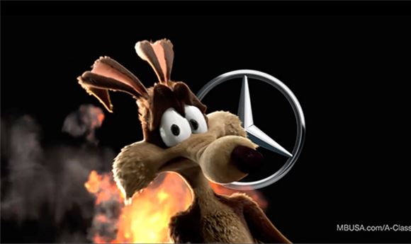 Mercedes Spot Features Familiar Characters