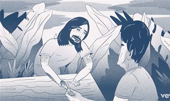 Therapy Content Animates Dave Grohl's Musical Journey