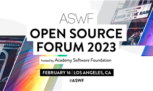 The Academy Software Foundation announces Open Source Forum 2023