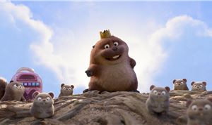 Daniel Chong & Nicole Paradis Grindle, director & producer of Disney & Pixar’s <i>Hoppers</i>, speaking at VIEW Conference 2026