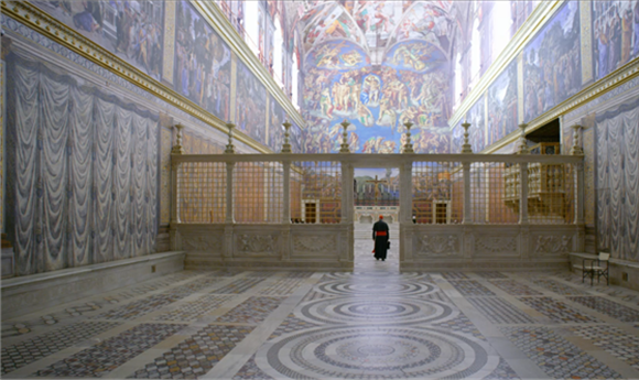 Union Re-paints Sistine Chapel for 'The Two Popes'