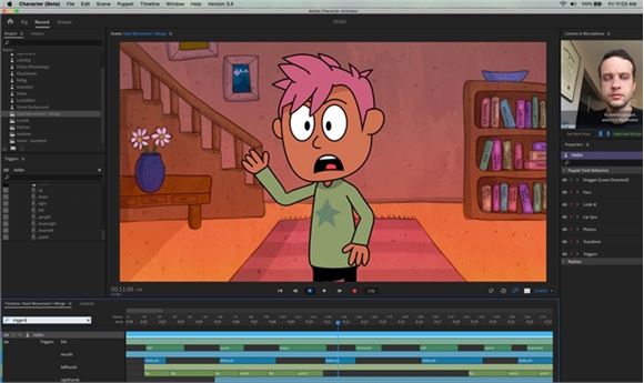 New Features in Public Beta Version of Adobe Character Animator