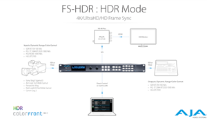 AJA Previews FS-HDR with HDR Conversion Support