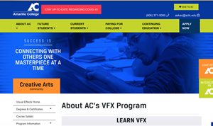 Amarillo College Launches VFX Program
