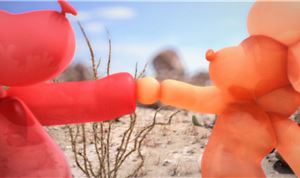 Animated Short About Love-Struck Balloon Dogs Showcases 3D Character Design