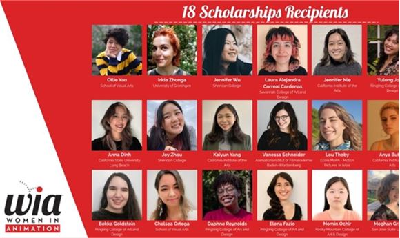 Women In Animation Scholarship Recipients Named