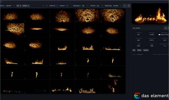 New Asset Library for Visual Effects