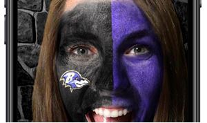 Ravens Launch First NFL AR Face Painting