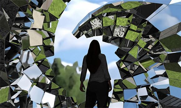 Reflective Sculpture Design Accelerated with Visualizer Technology