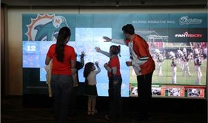Miami Dolphins Choose Christie Microtiles and Arsenal Media Immersive Multimedia Wall