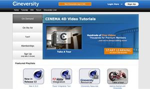 Maxon Relaunches Cineversity Website