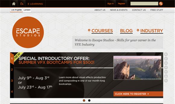 Escape Studios To Host Summer VFX Bootcamps