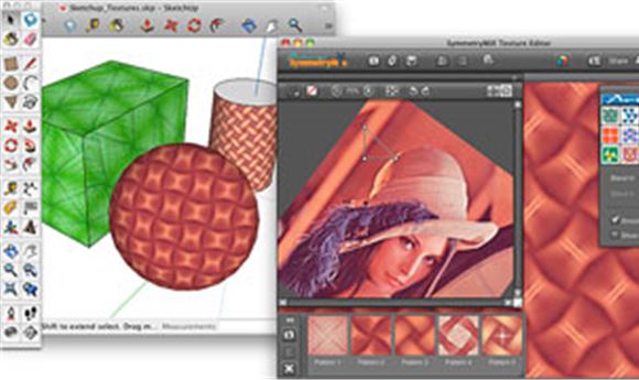 Artlandia Brings SymmetryMill to SketchUp for Live 3D Pattern Texturing