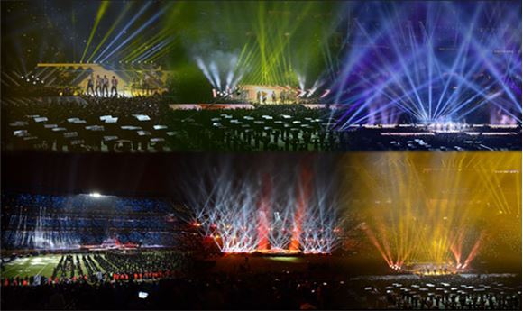 ThinkBreatheLive Transforms Super Bowl XLVIII Half-time Crowd into Panoramic Concert Screen