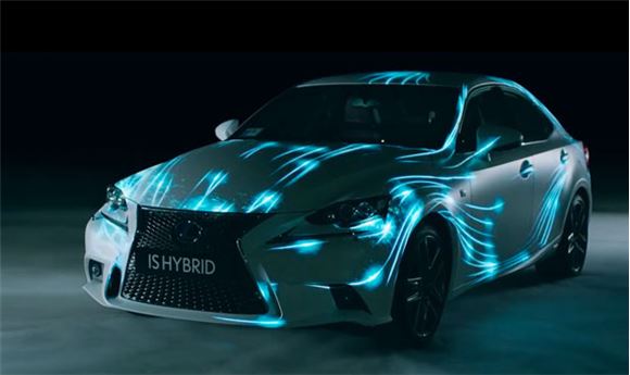 The New Lexus IS Hybrid Stars in the First Real-Time and Real-World Video Game