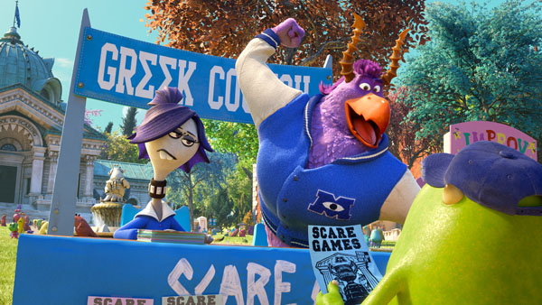 Monsters University Scare Games and Greek Council