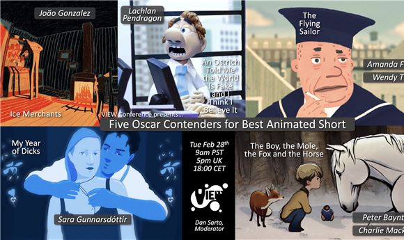 VIEW Conference announces free virtual panel with Oscar contenders for Best Animated Short Film