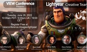 VIEW Conference and Pixar presenting free online panel with <i>Lightyear</i> creative team